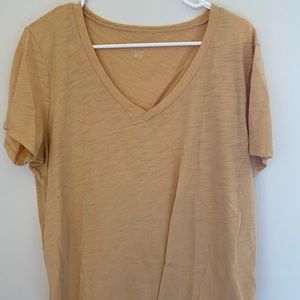 American eagle golden yellow tee